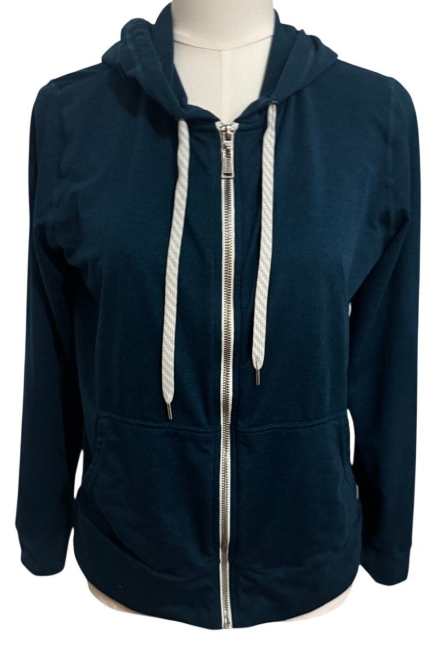 Vuori Halo Performance Hoodie Cosmo Blue Full Zip Sweatshirt Medium (Estimated)